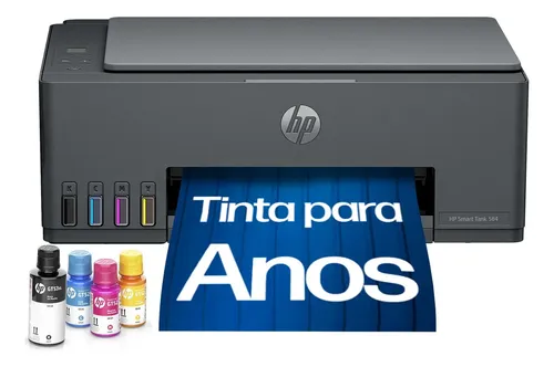 Impressora Multifuncional HP Smart Tank 584 - Preta