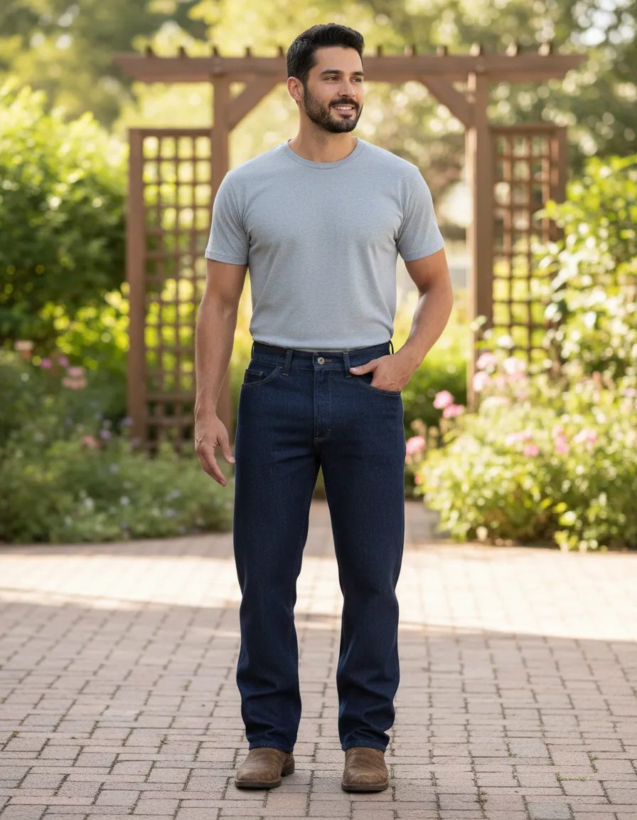 Calça Jeans Tradicional Reforçada