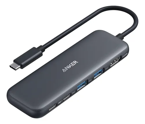 Hub USB C 5 em 1 Anker Adaptador com Dock Station com HDMI 4K