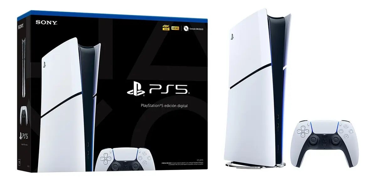 PlayStation 5 Edição Digital 825GB Slim CFI 2114B - Novo Lacrado