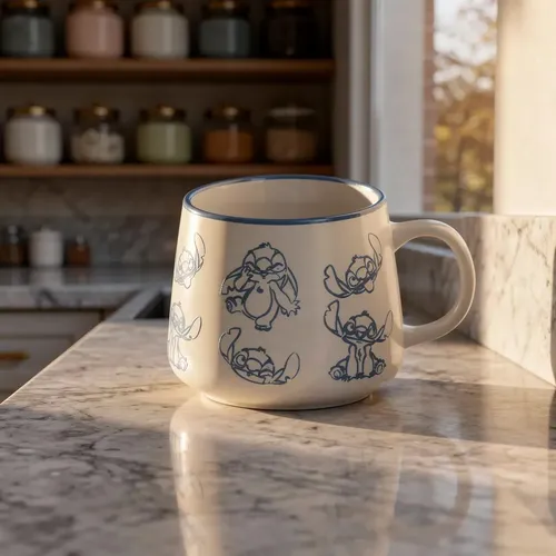 Caneca Stitch Cerâmica 500ml
