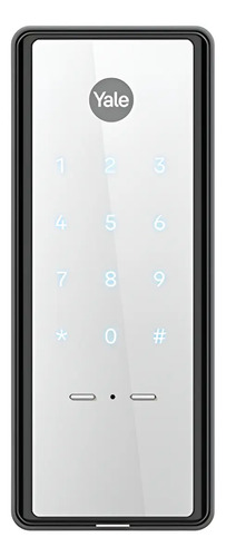 Fechadura Digital Yale Reflecta Sobrepor Espelhada Senha IP55 Externa Resistente Chuva Sol