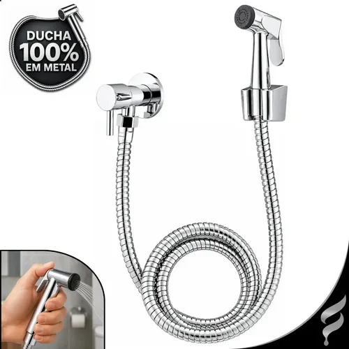 ✅ Ducha Higiênica Softinox Metal Luxo