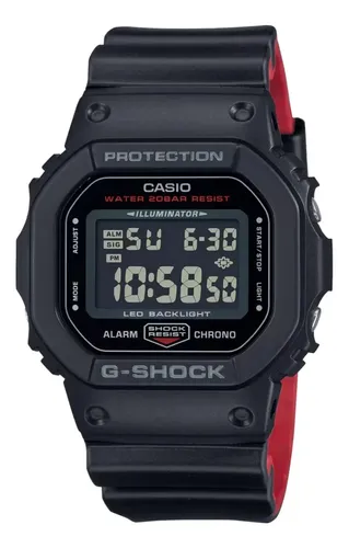 Relógio Casio G-shock Masculino Digital Dw-5600uhr-1dr