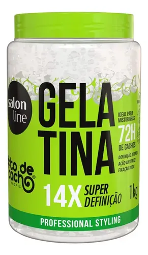 Gelatina #todecacho Super Definição Salon Line 1Kg