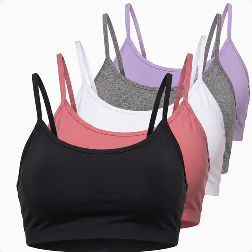 Kit 4 Tops Alcinha Sem Bojo Fitness