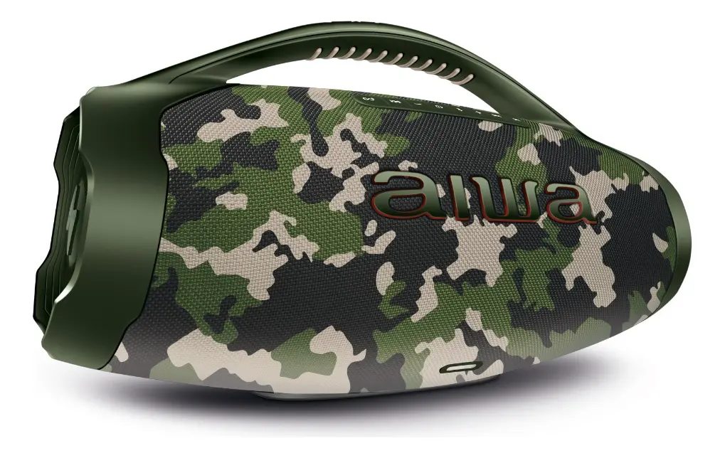 Caixa de Som Boombox Plus AIWA Camuflada