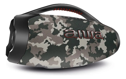Caixa de Som Boombox Plus AIWA BBS-01-BG 200W Bluetooth 30H IP66 USB Cinza