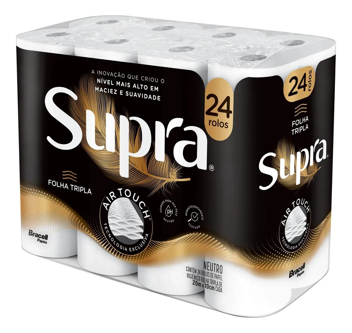 Papel Higiênico Supra Folha Tripla