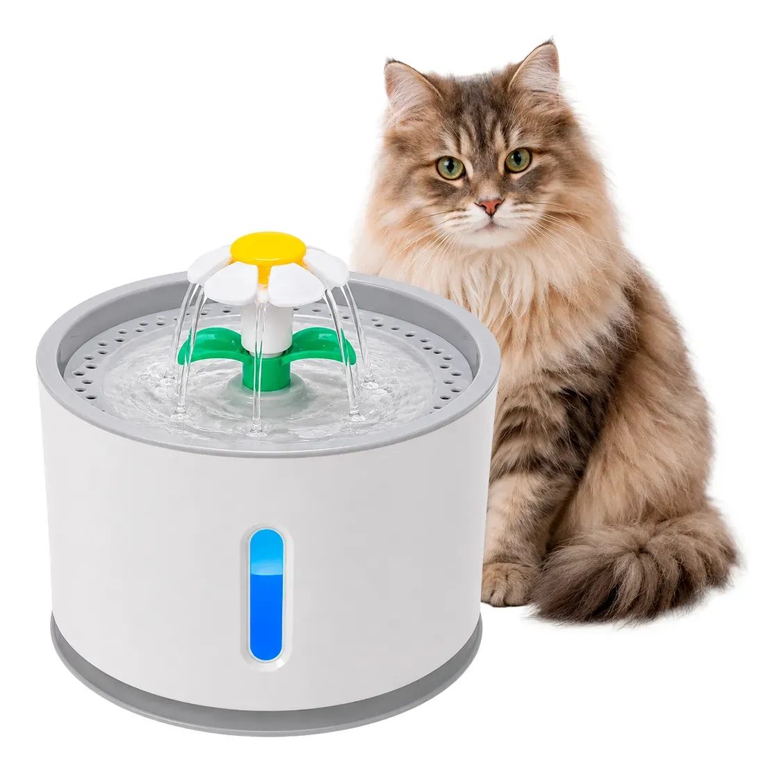 Bebedouro Pet Fonte Água 2,4 Litros Filtro Automático