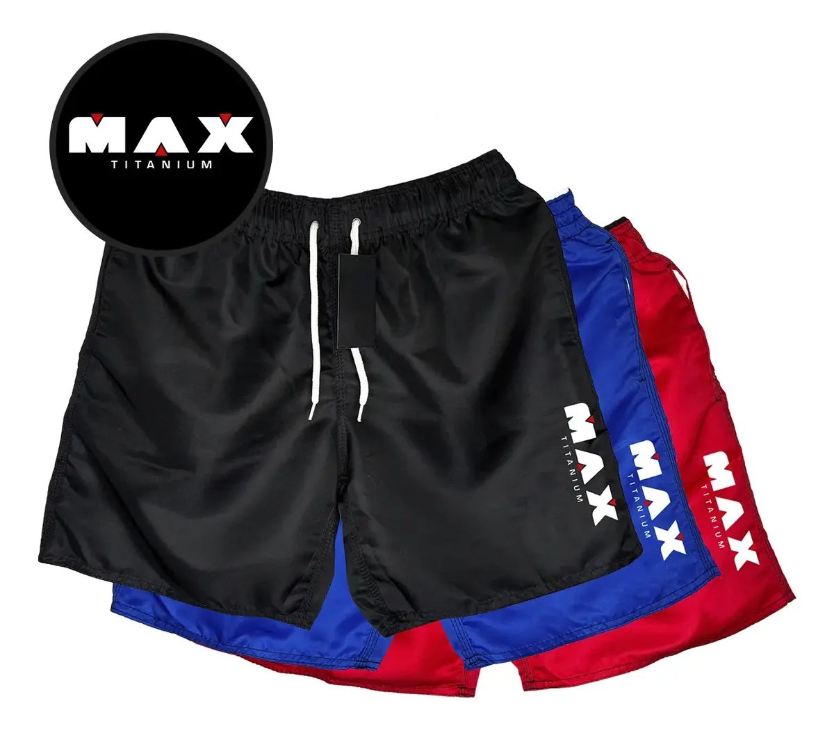 Kit 3 Bermuda Esportiva Max Titanium Antiodor