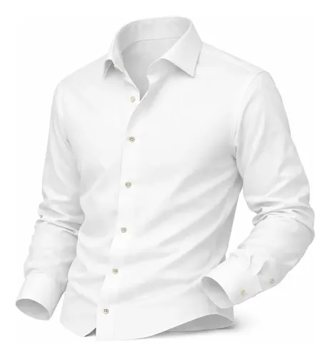 Camisa Social Slim Manga Longa