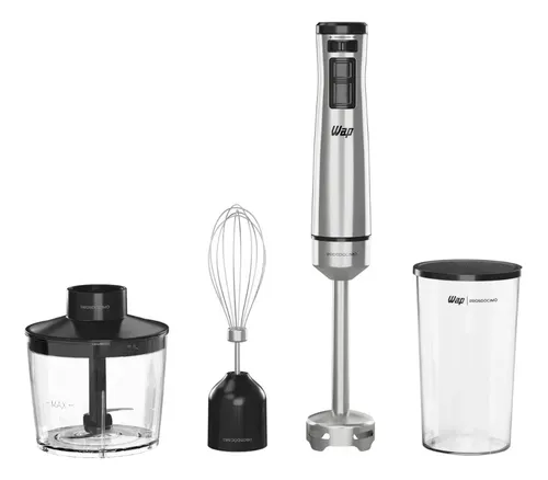Mixer 3 Em 1 Wap Wm1 Processador Elétrico Portátil Inox