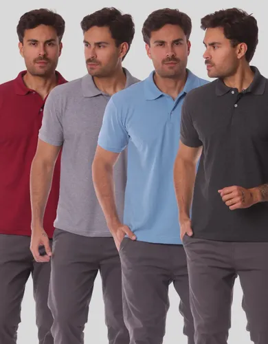 ✅ Kit 4 Camisas Polo Masculina