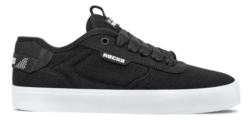 Tênis Hocks Flat Core Classic Black Unissex | Preto + Nf