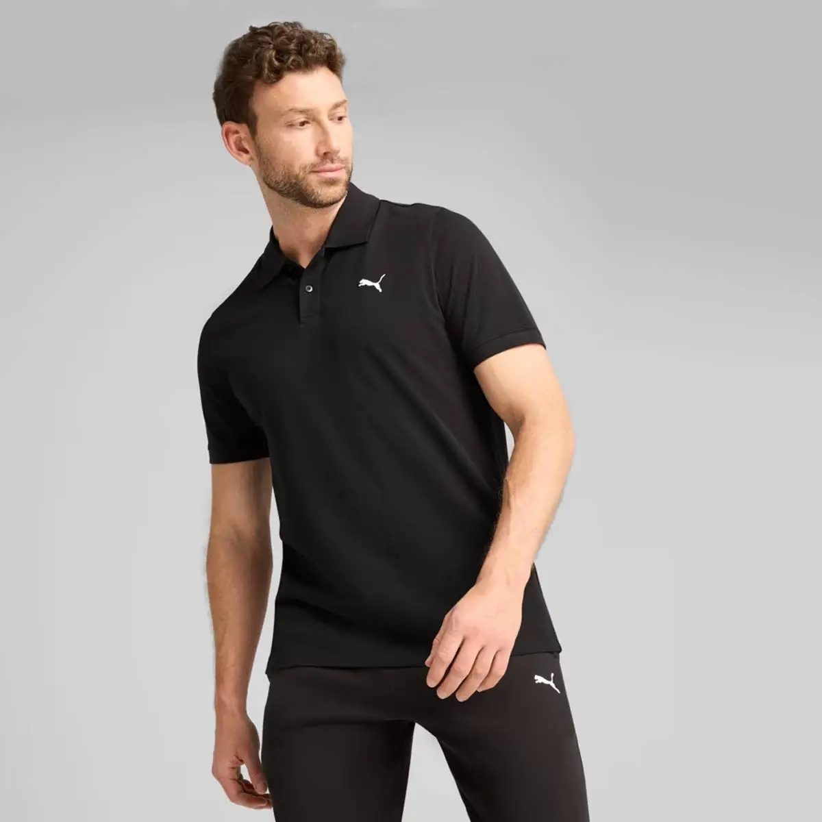 Polo Puma Ess Small Logo Preto
