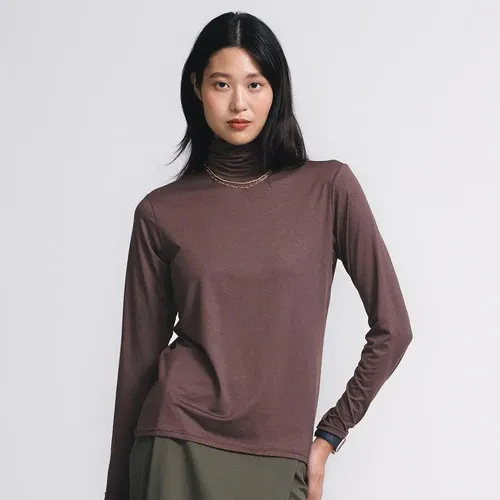 Blusa Feminina Insider Tech T-shirt High Neck Manga Longa