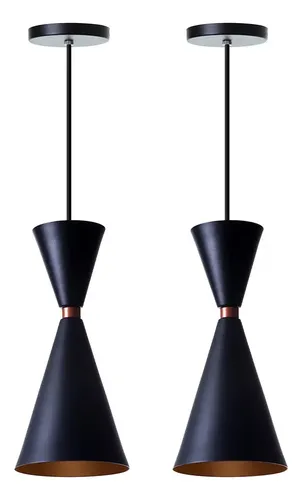 Kit 2 Pendente Lustre Mini Moscou 30cm