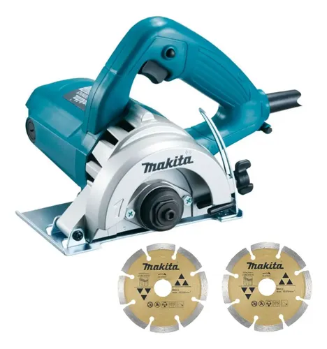 Serra Mármore 4.3/8 Pol 1.300w + 2 Discos 4100nh3zx2 Makita - 127v