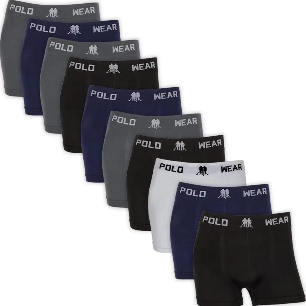 Kit 10 Cuecas Polo Wear