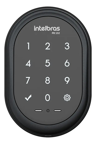 Fechadura Digital De Sobrepor Fr 102 Preto Intelbras