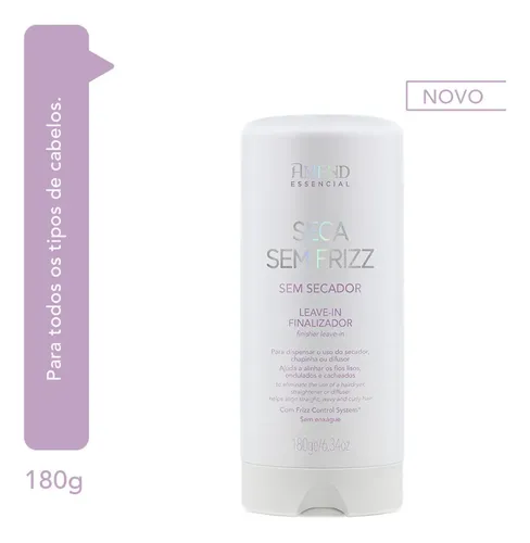Leave-in Amend Essencial Seca Sem Frizz Antifrizz 180ml