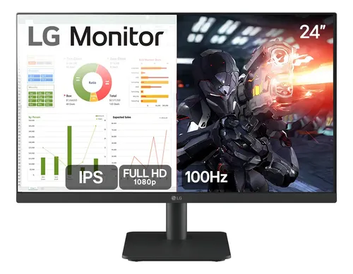 Monitor LG 24" IPS Full HD 100Hz por apenas R$424 no PIX!
