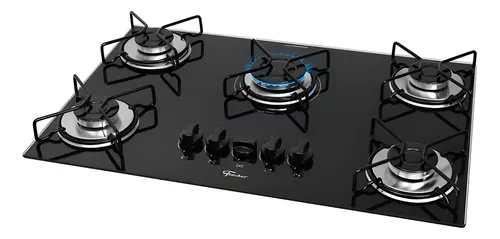 ✅ Cooktop a Gás Fischer 5 Bocas
