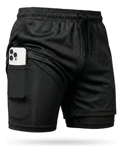 Shorts Dry Fit 2 Em 1 Masculino Térmico