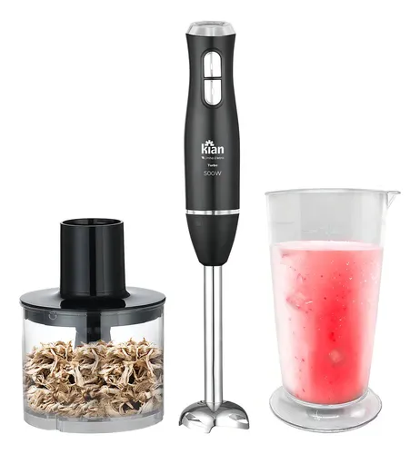 🔥 Mixer 2 Em 1 Turbo 500w Ou 2 Velocidades Preto