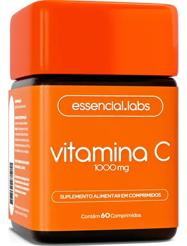 Vitamina C 1000mg Fórmula Concentrada 100% Pura - 60 Doses