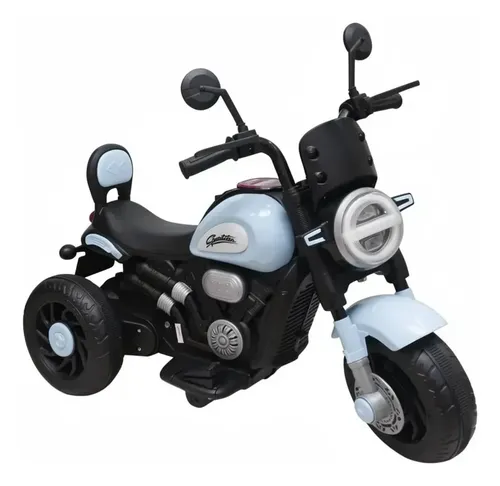Mini Moto Motinha Elétrica Infantil Bateria 6v Led 3 Rodas