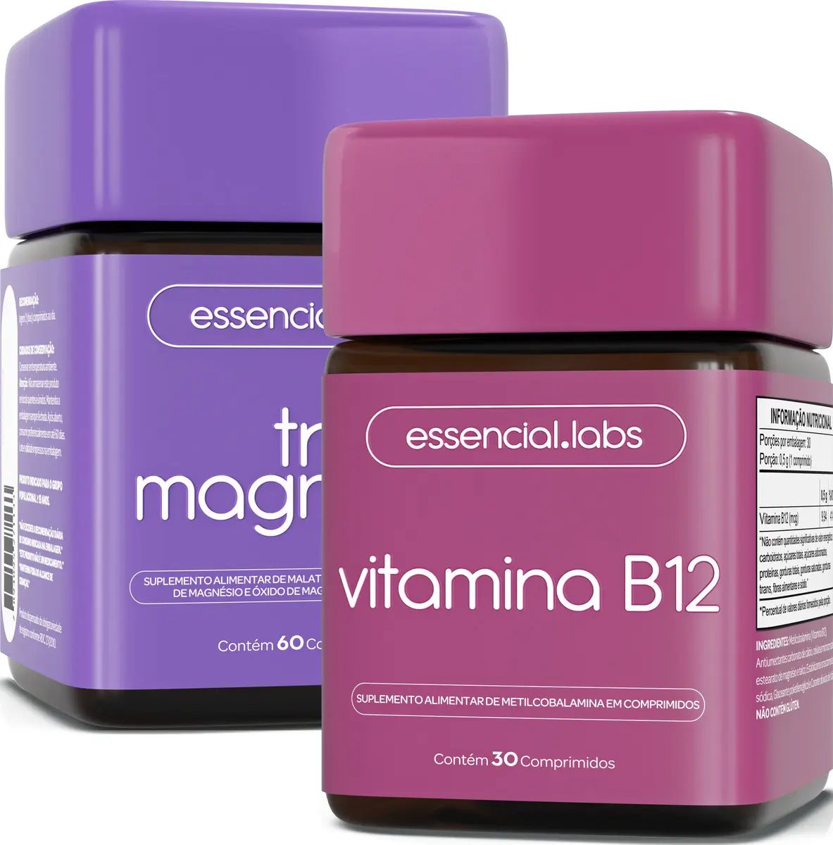 Kit Tri Magnésio + Vitamina B12