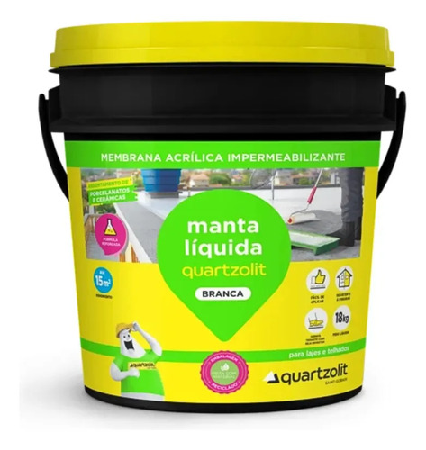 Quartzolit Manta Líquida Branca 18KG