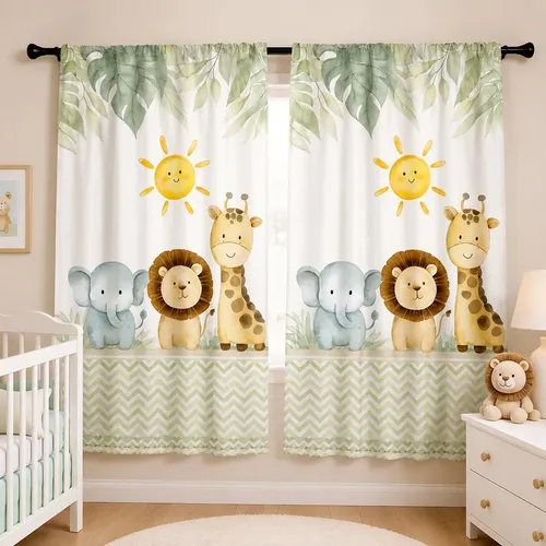 Cortina Infantil Estampada Menino Menina 2.10x1.40 Quarto (várias estampas disponíveis)