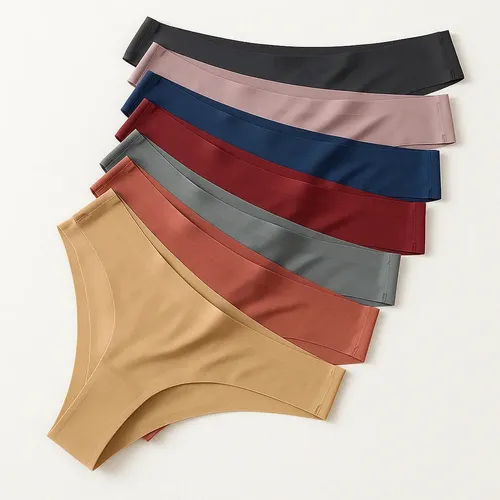 Kit 8 Calcinhas Tanga Sem Costura