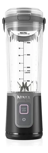 Liquidificador Portátil, Ninja, Base Recarregável Bivolt