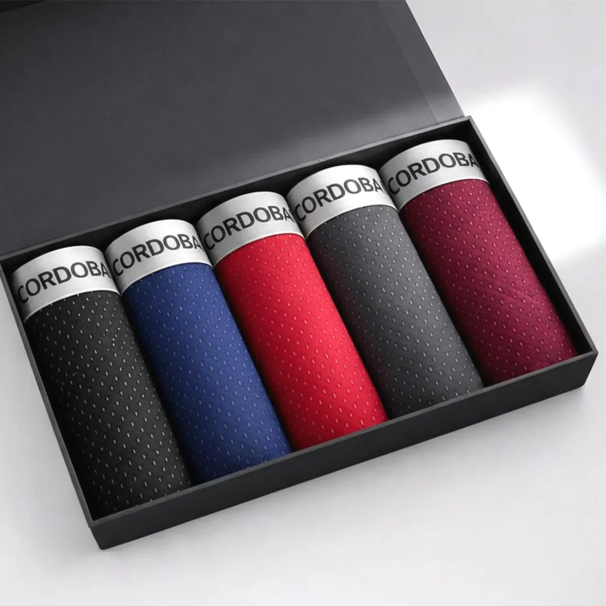 Kit 5 Cuecas Box Boxer Dry Fit Masculina Microfibra Premium
