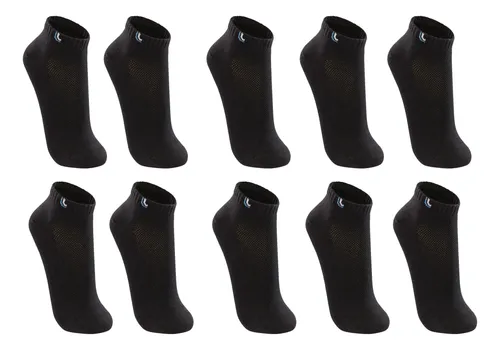 Kit Com 10 Pares De Meia Curta Algodão Adulto Lupo