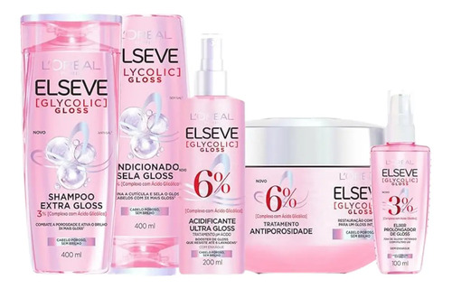 Kit Capilar Anti-Porosidade Glycolic Gloss