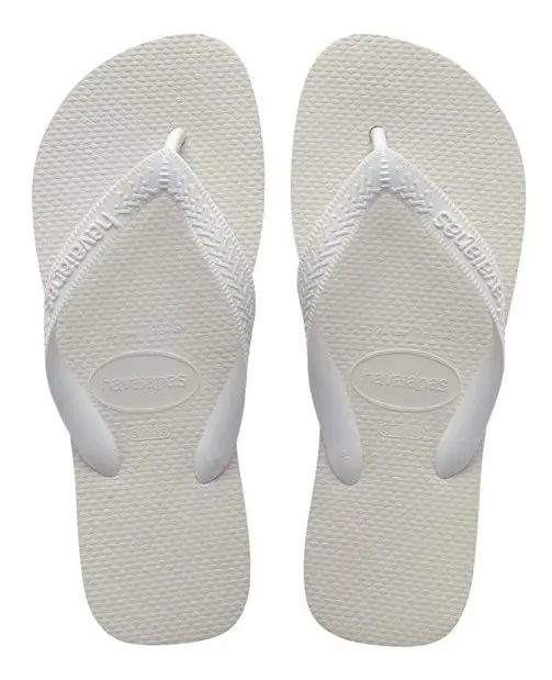 Chinelo Unissex Top Havaianas Liso Branco