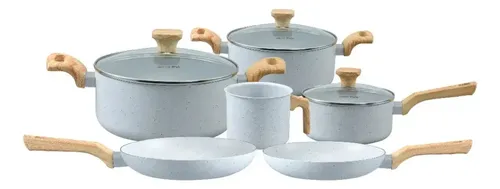 Jogo de Panelas 5 Peças Brinox Ceramic Life