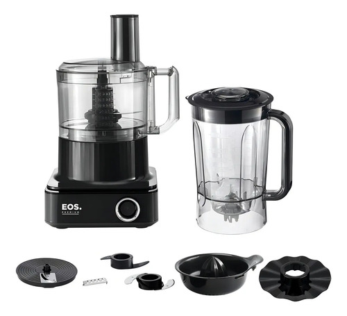 Processador de Alimentos Eos 7 em 1 Black 1000w (Eps03p) 110v