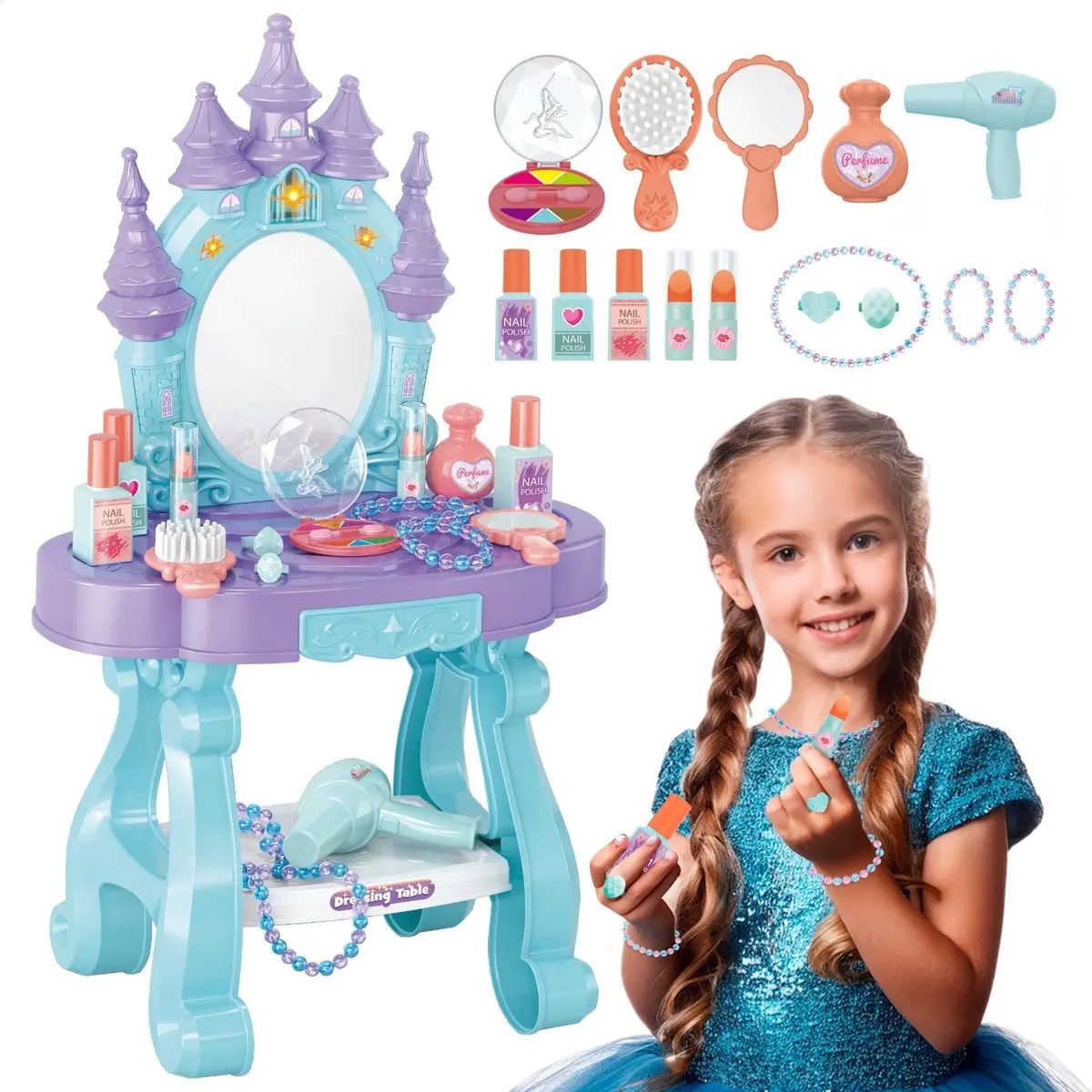 Penteadeira Castelo Infantil Princesa