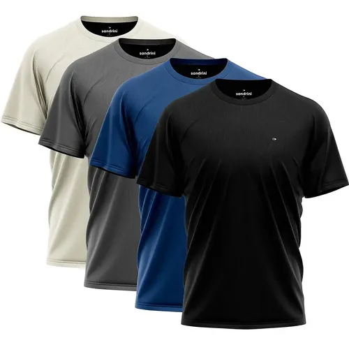 ✅ Kit 4 Camisetas Dry-fit Sandrini