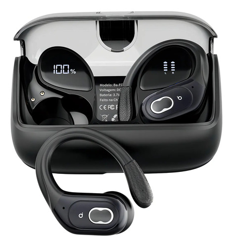 Basike Fone De Ouvido Sem Fio Esportivo Bluetooth6.0 Tws, Corrida Gancho