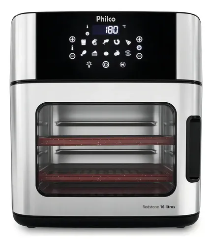 Fritadeira Air Fryer Philco PAF16A 4 Em 1 Painel Digital 16l