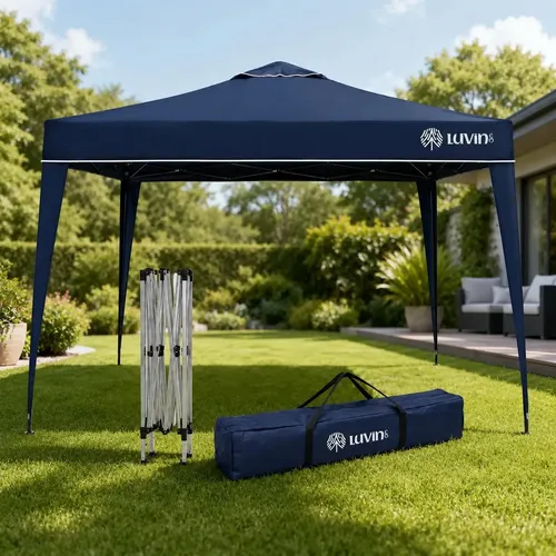 ✅ Tenda Gazebo Sanfonada Luvinco 3x3m