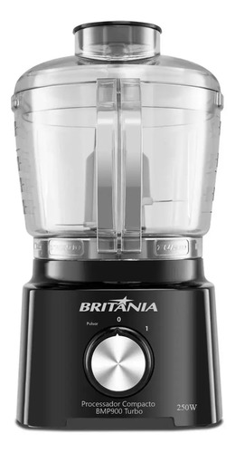 Multiprocessador Britânia BMP900P Turbo com 500 mL e 300 W – Preto