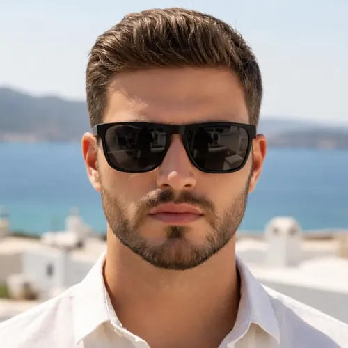 ✅ Óculos De Sol Quadrado Acetato